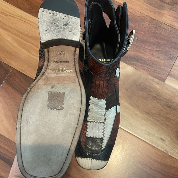 Saint Laurent Miles Exotic Skin Boots - Picture 3 of 4